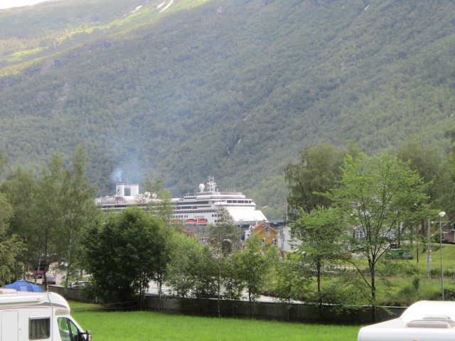 Noorwegen, Flam, Cruiseboothaven